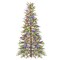 Green TPE and PVC Pre-Lit Christmas Tree with Multicolor LED Lights